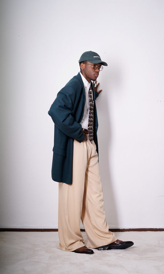 Oversized Blazer in Grün