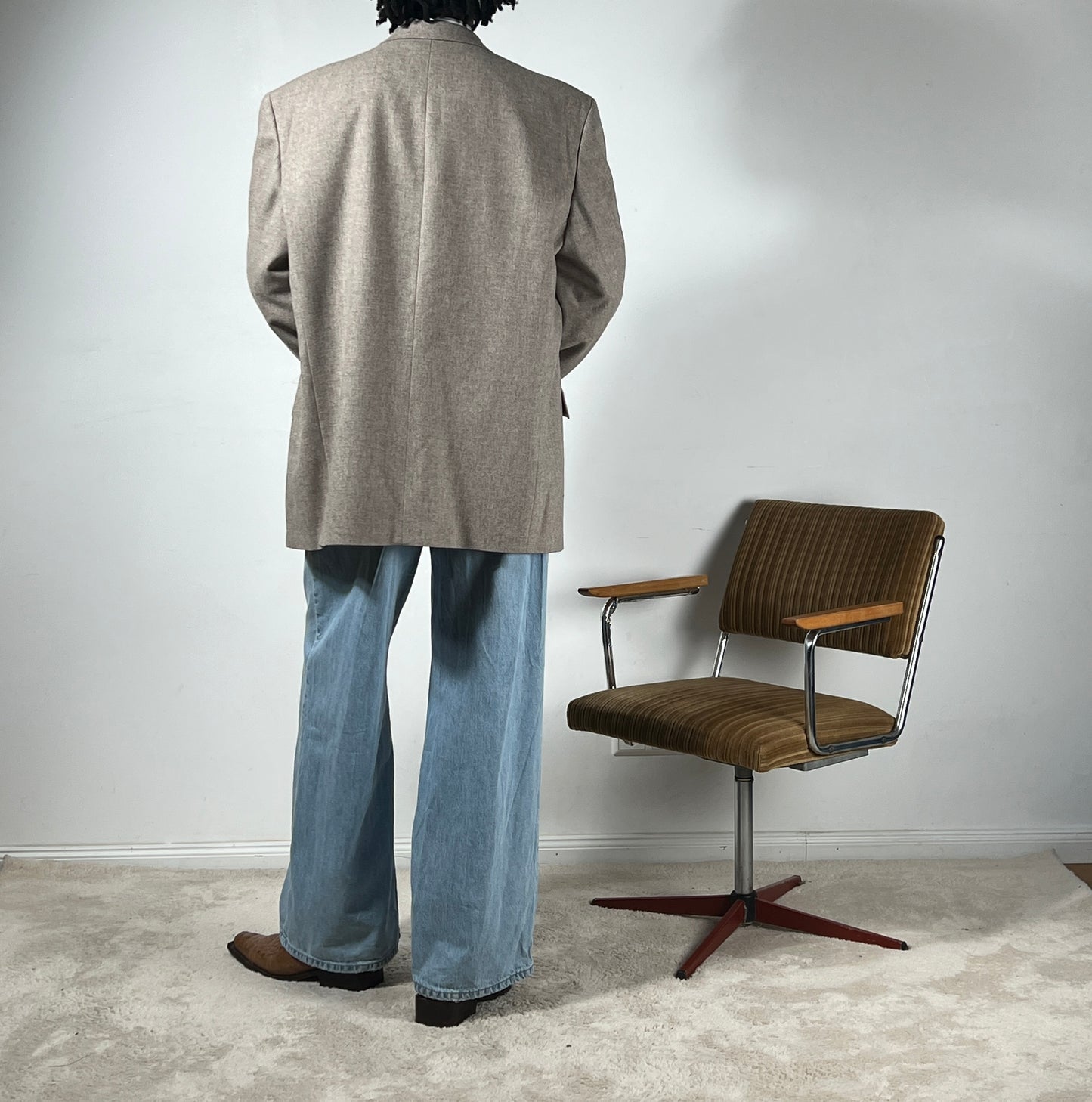 Beige Cashmere Blazer