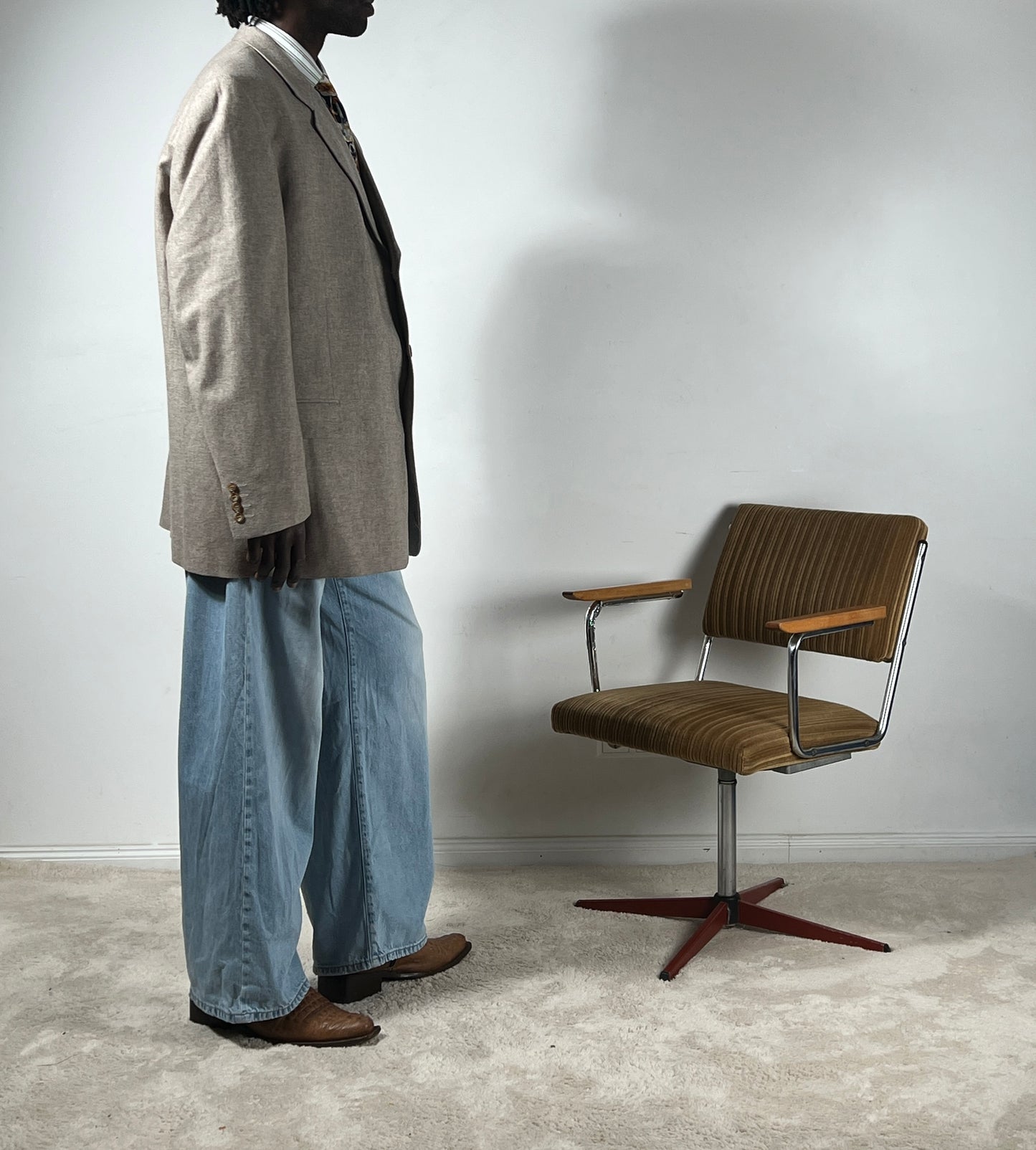 Beige Cashmere Blazer