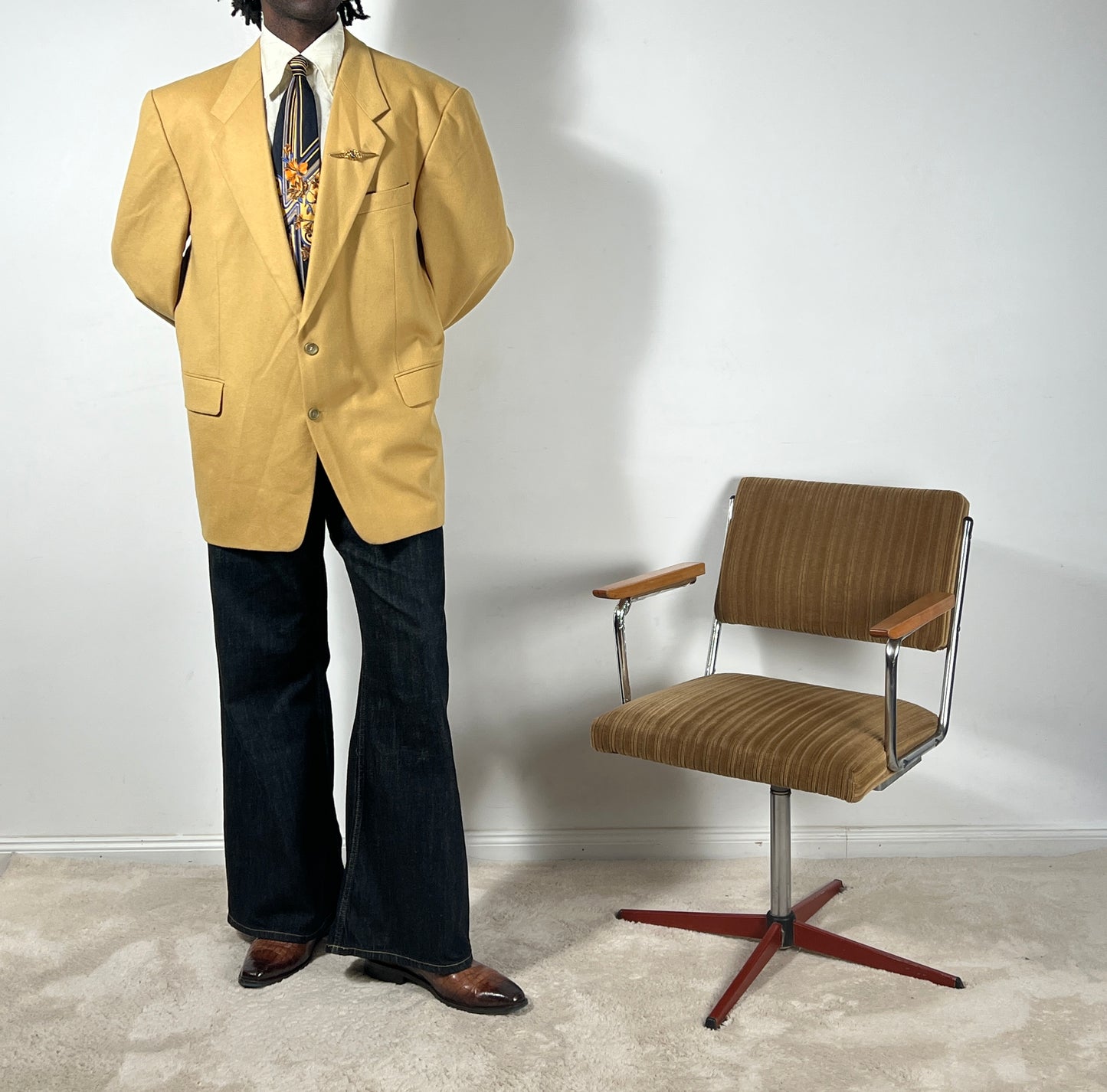 Vintage 80s Lambswool blazer