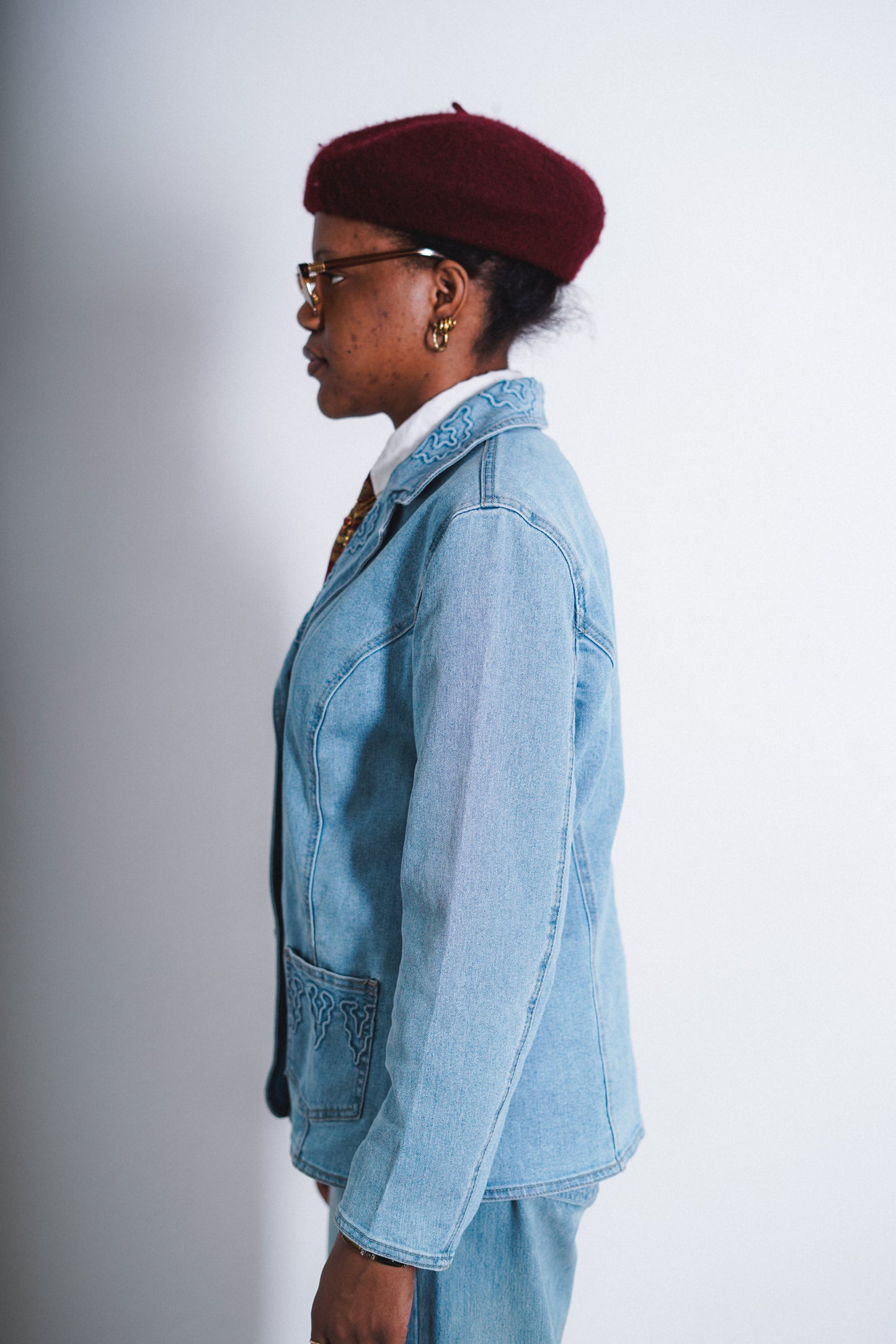 Damen Vintage Jeansjacke