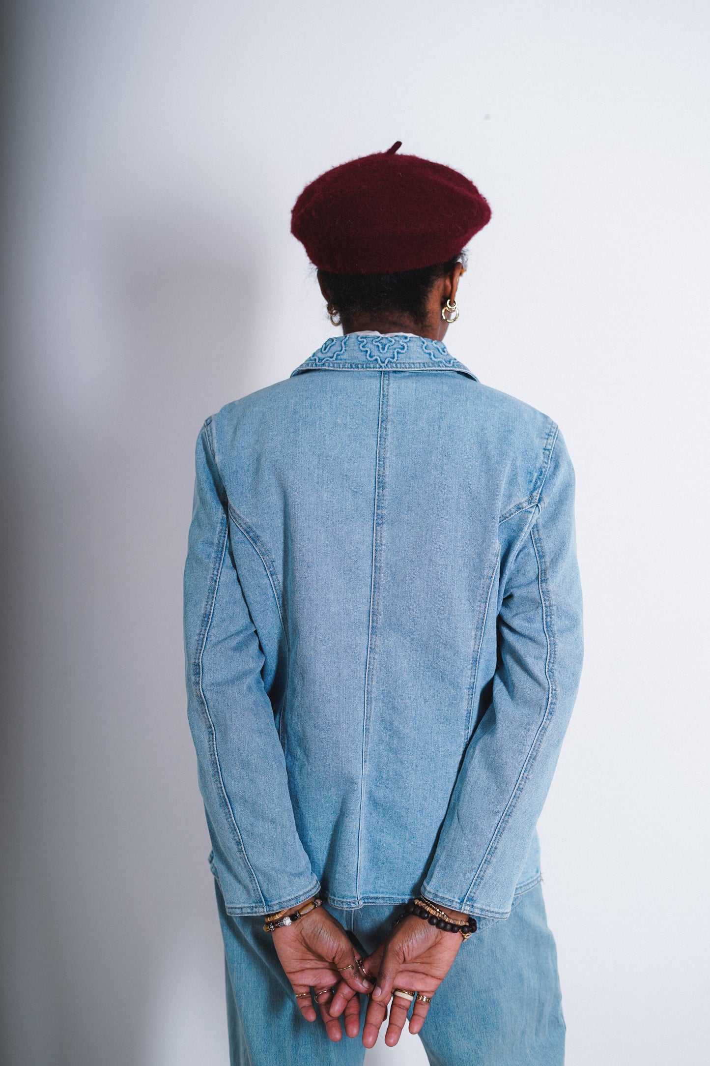 Damen Vintage Jeansjacke