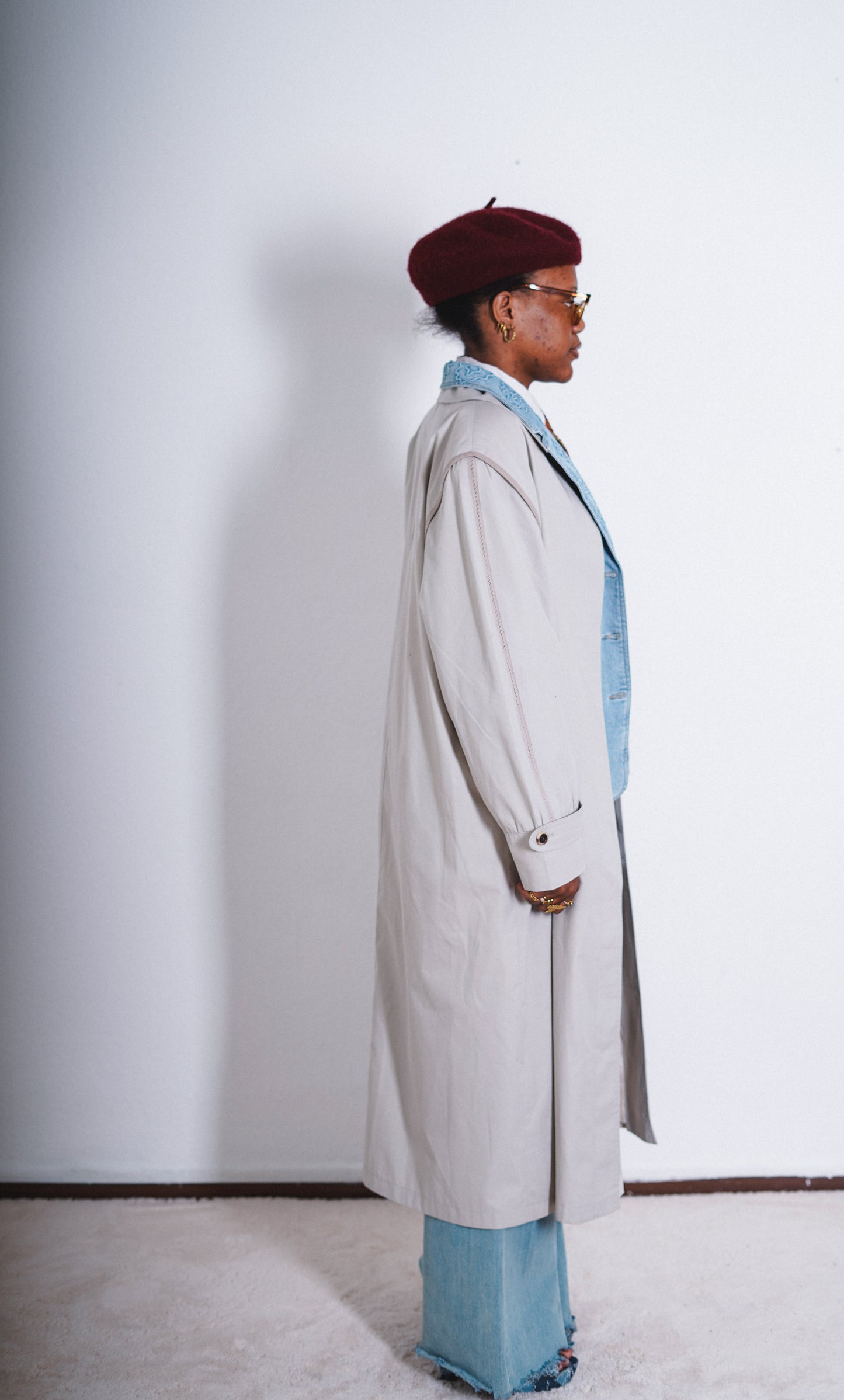 Vintage Damen Trenchcoat