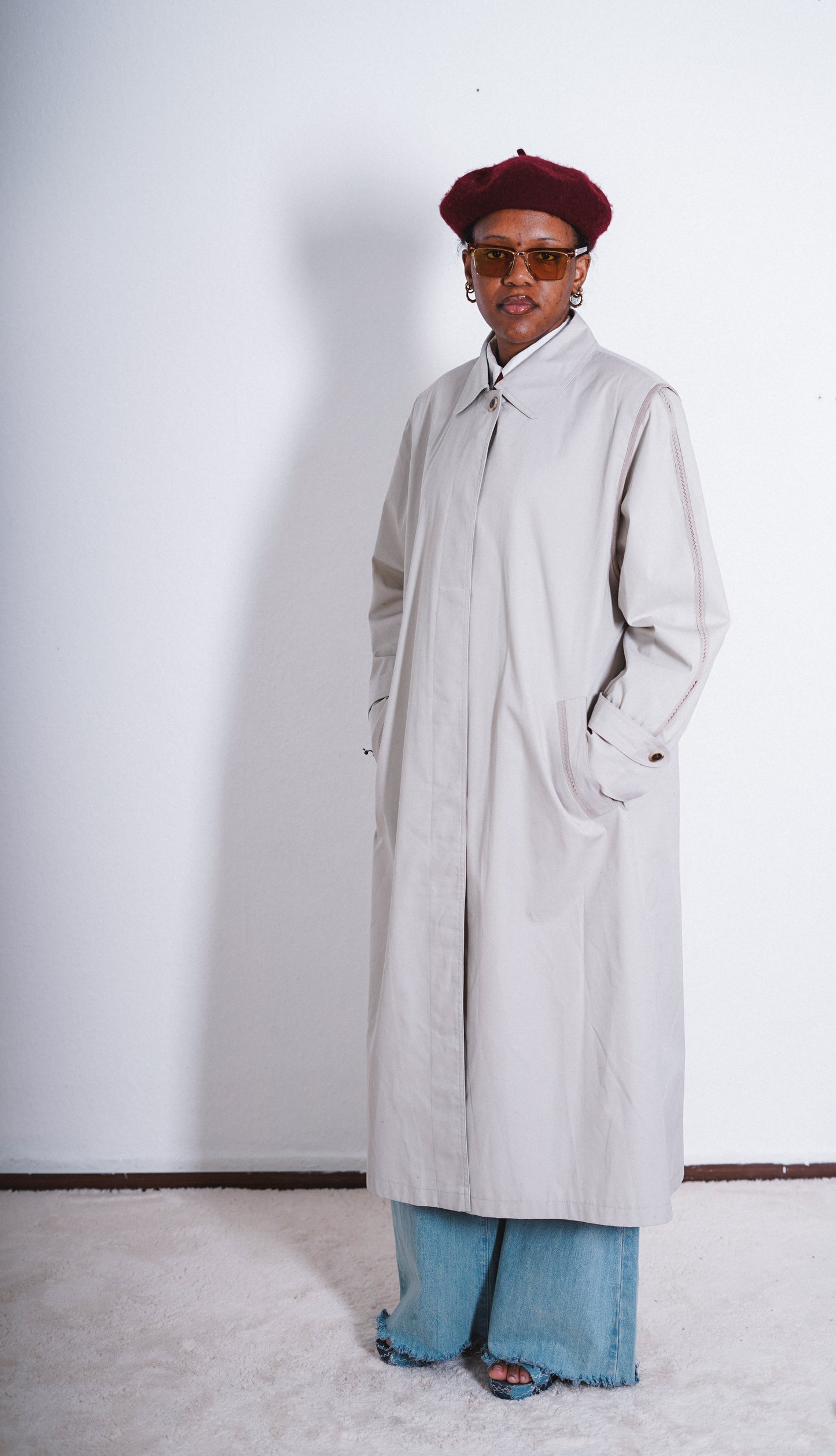 Vintage Damen Trenchcoat