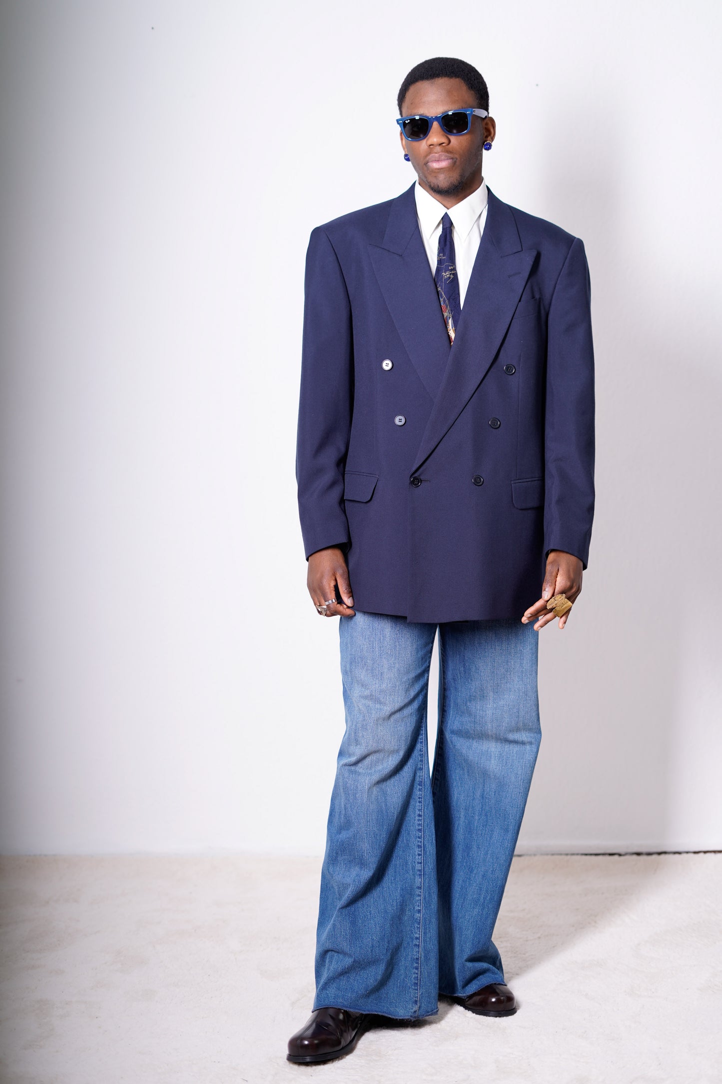 Zweireiher Sakko Marineblau