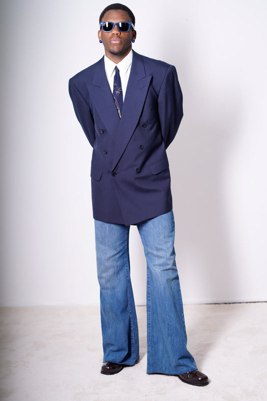 Zweireiher Sakko Marineblau