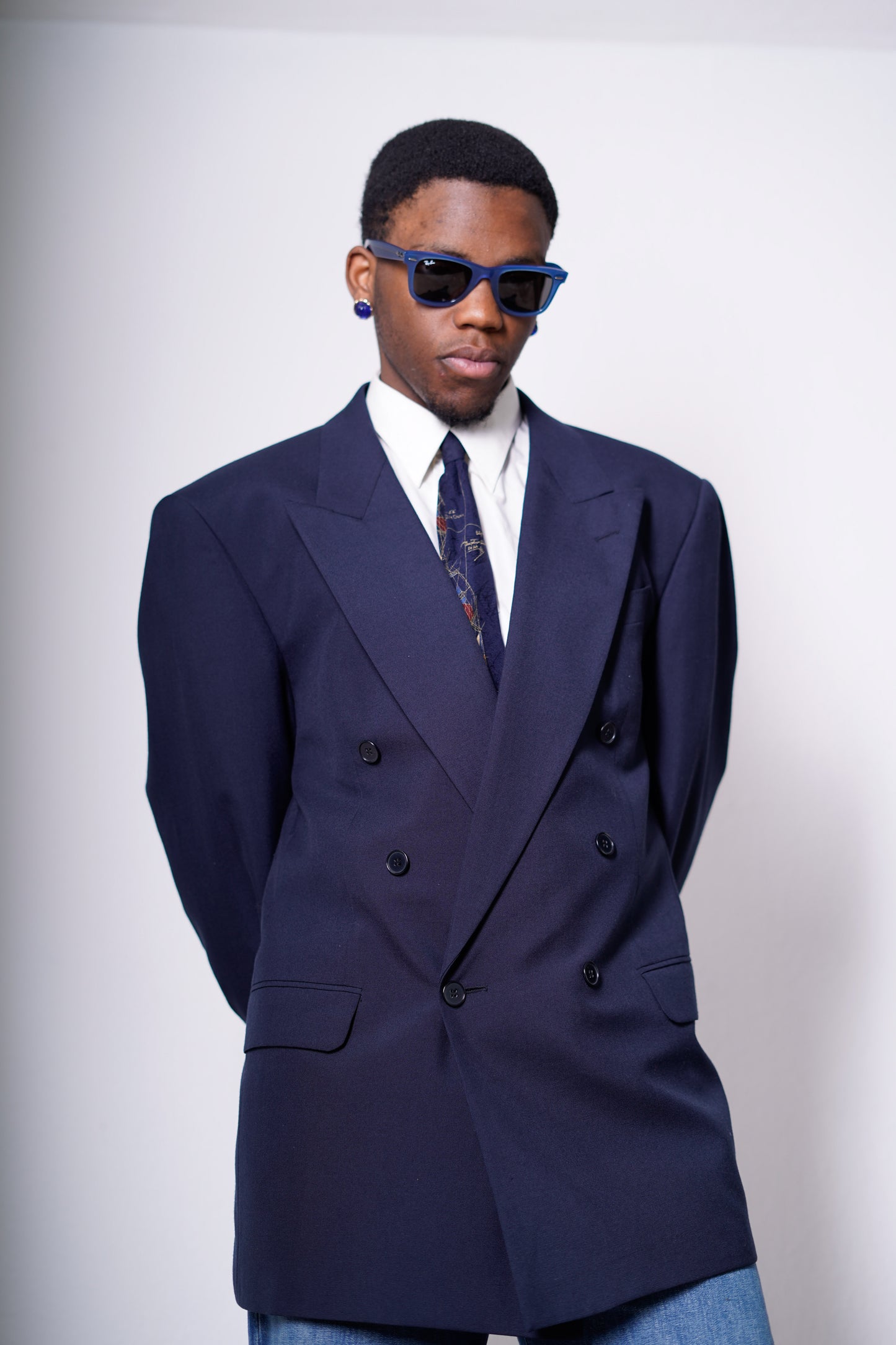 Zweireiher Sakko Marineblau