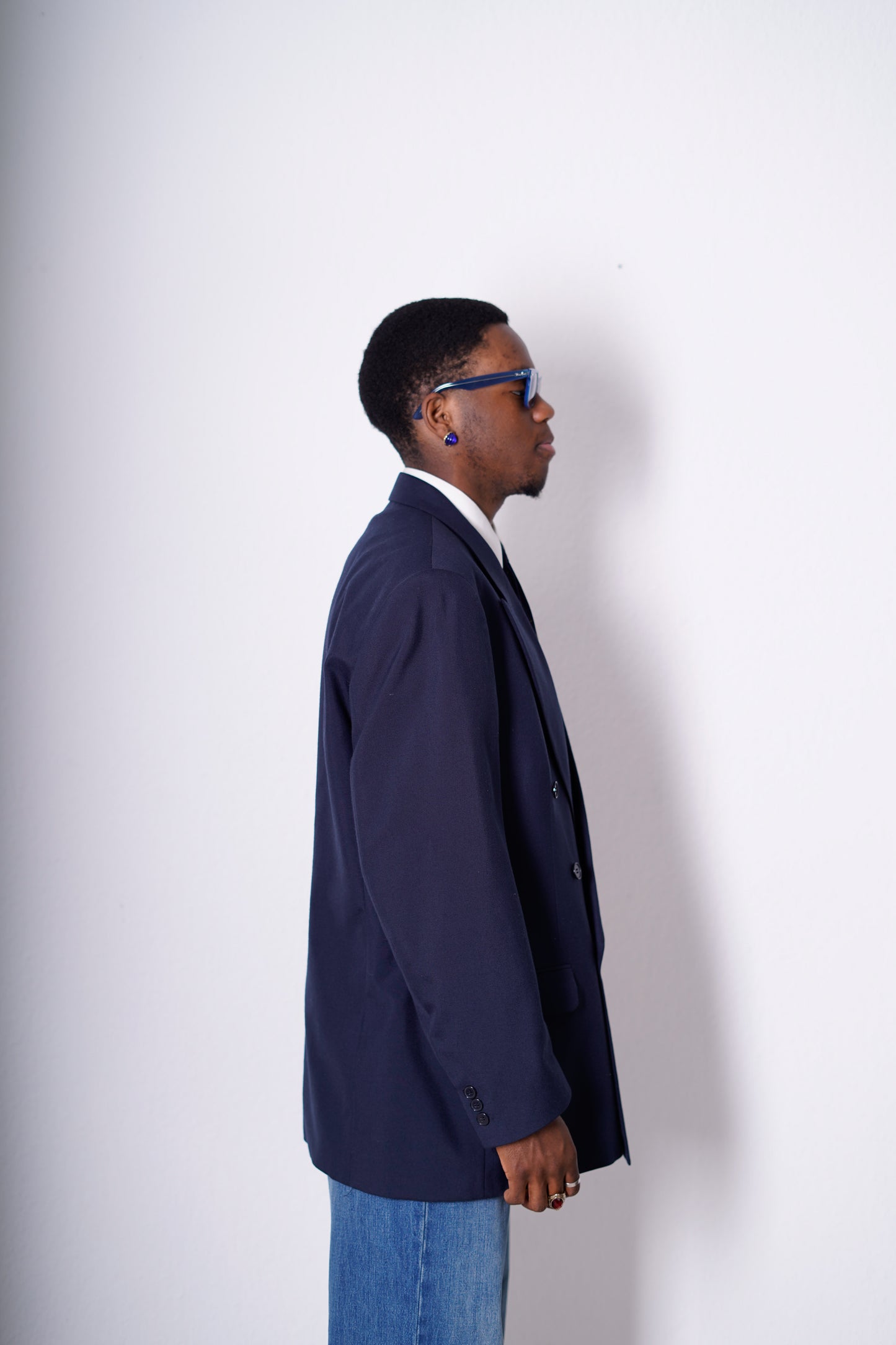 Zweireiher Sakko Marineblau