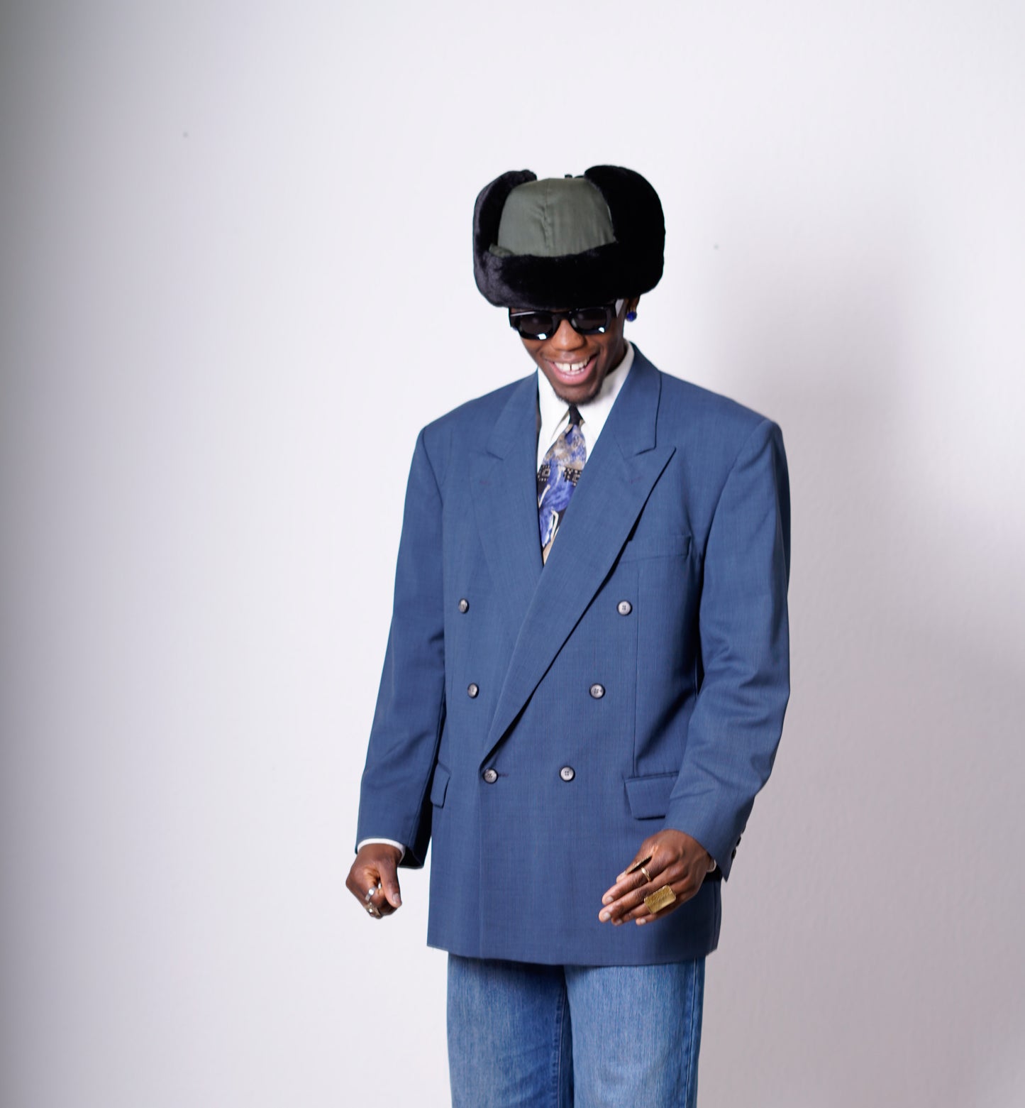 Zweireiher Sakko Türkis