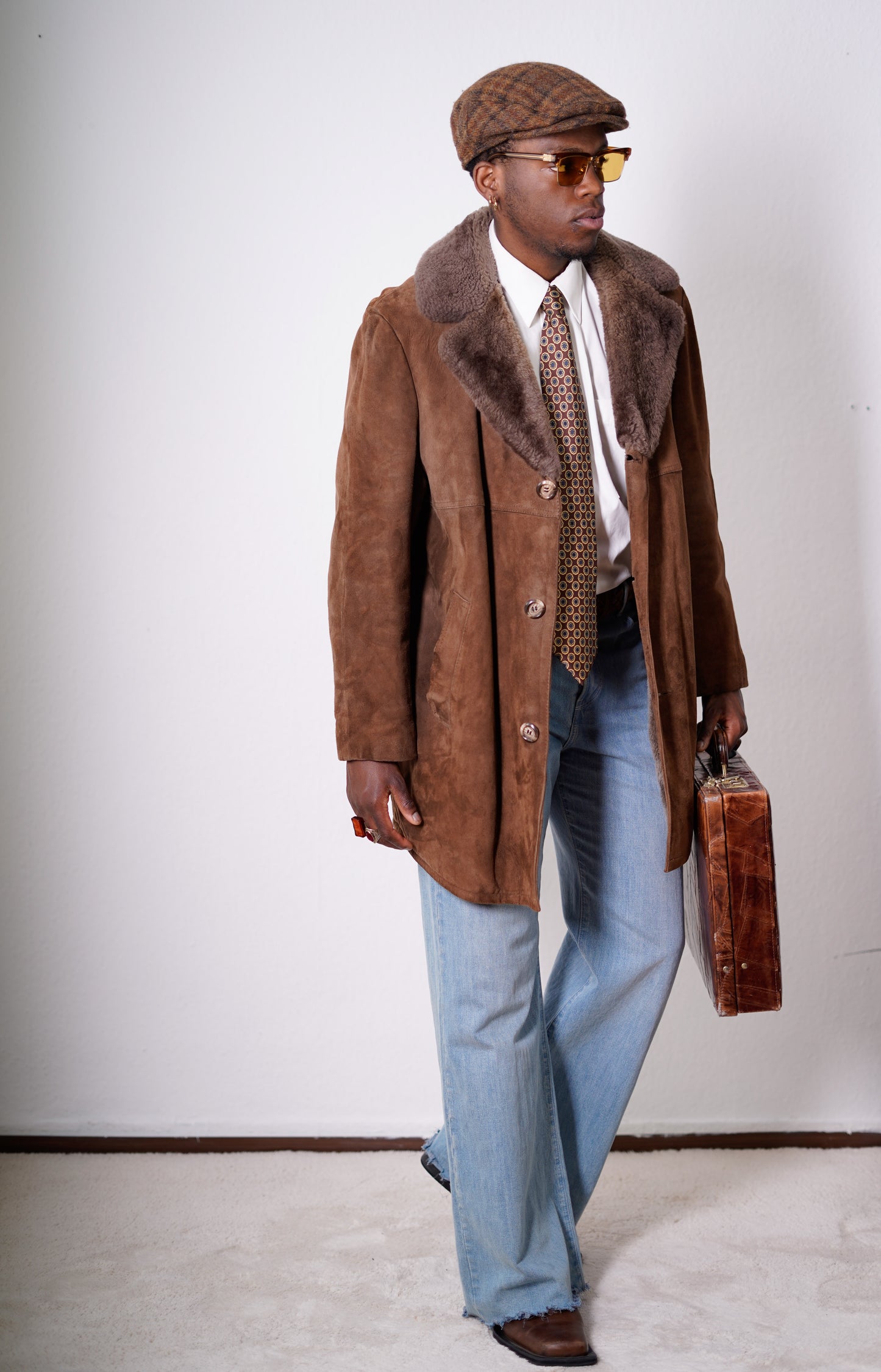 Vintage Sherpa Jacke