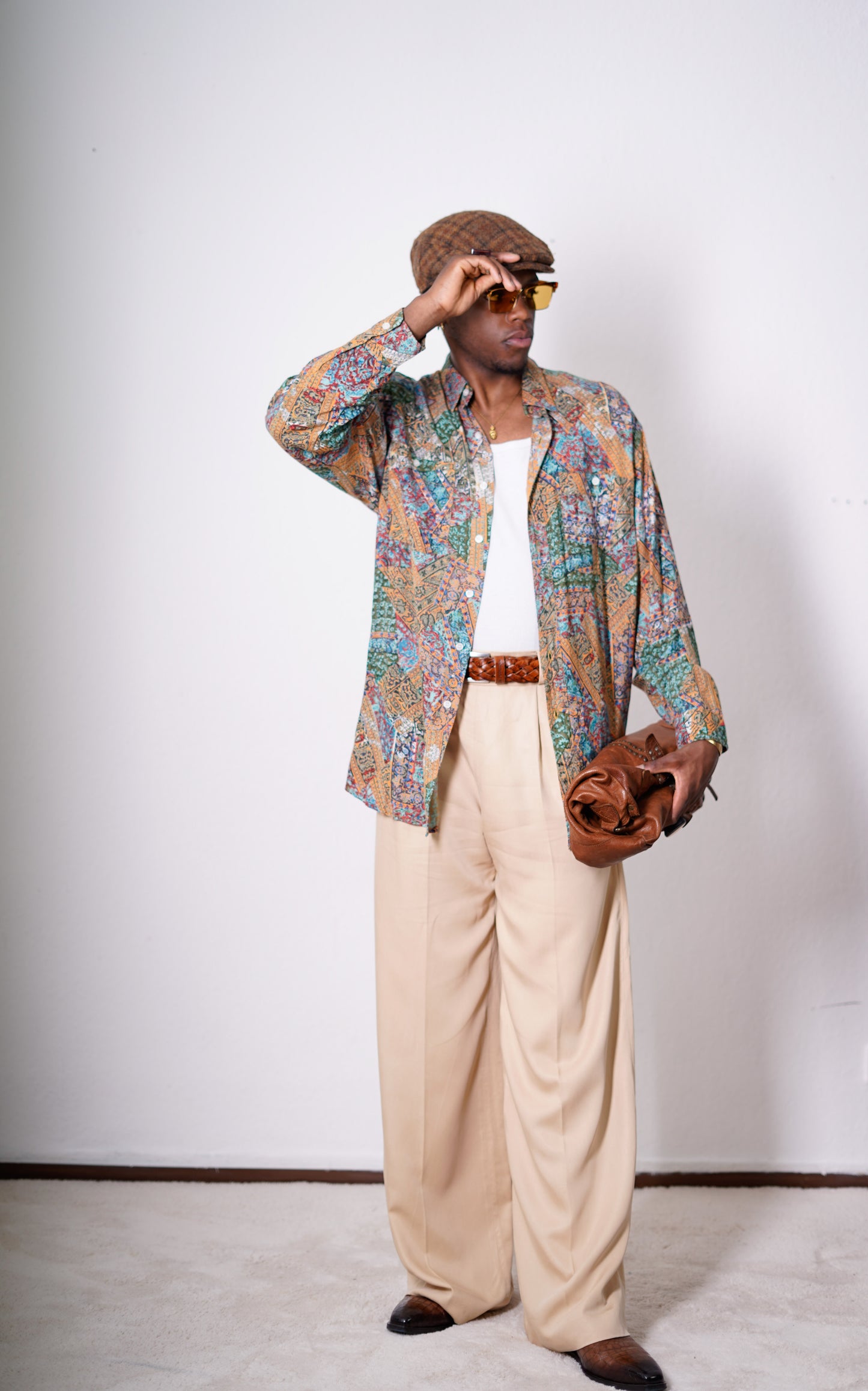 Gemustertes Vintage Hemd