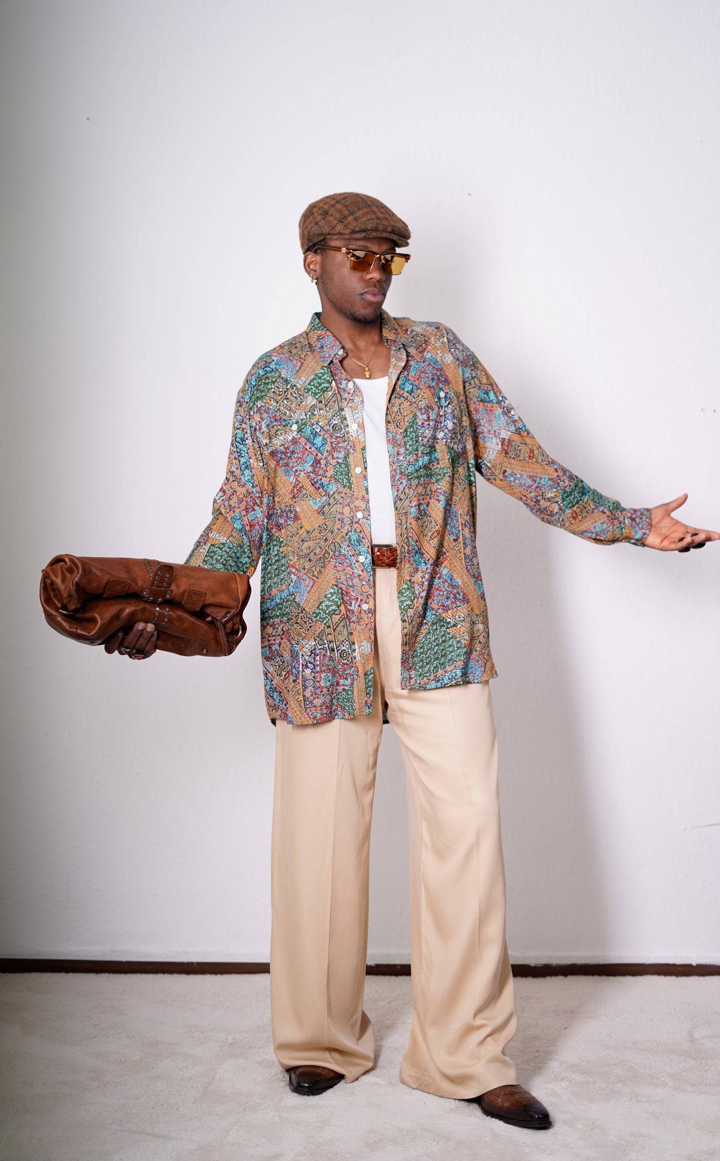 Gemustertes Vintage Hemd