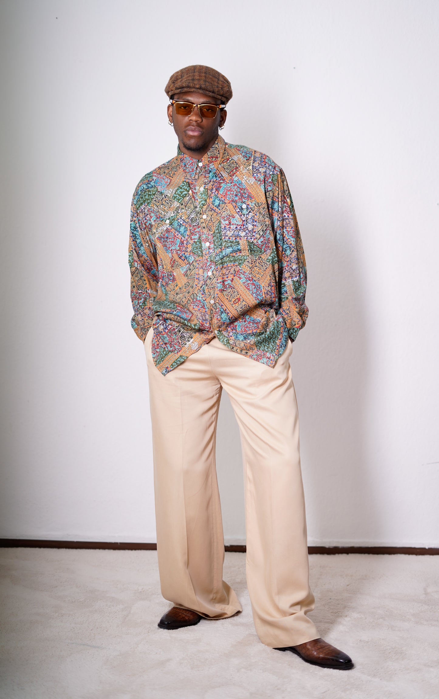 Gemustertes Vintage Hemd