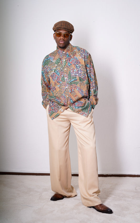 Gemustertes Vintage Hemd