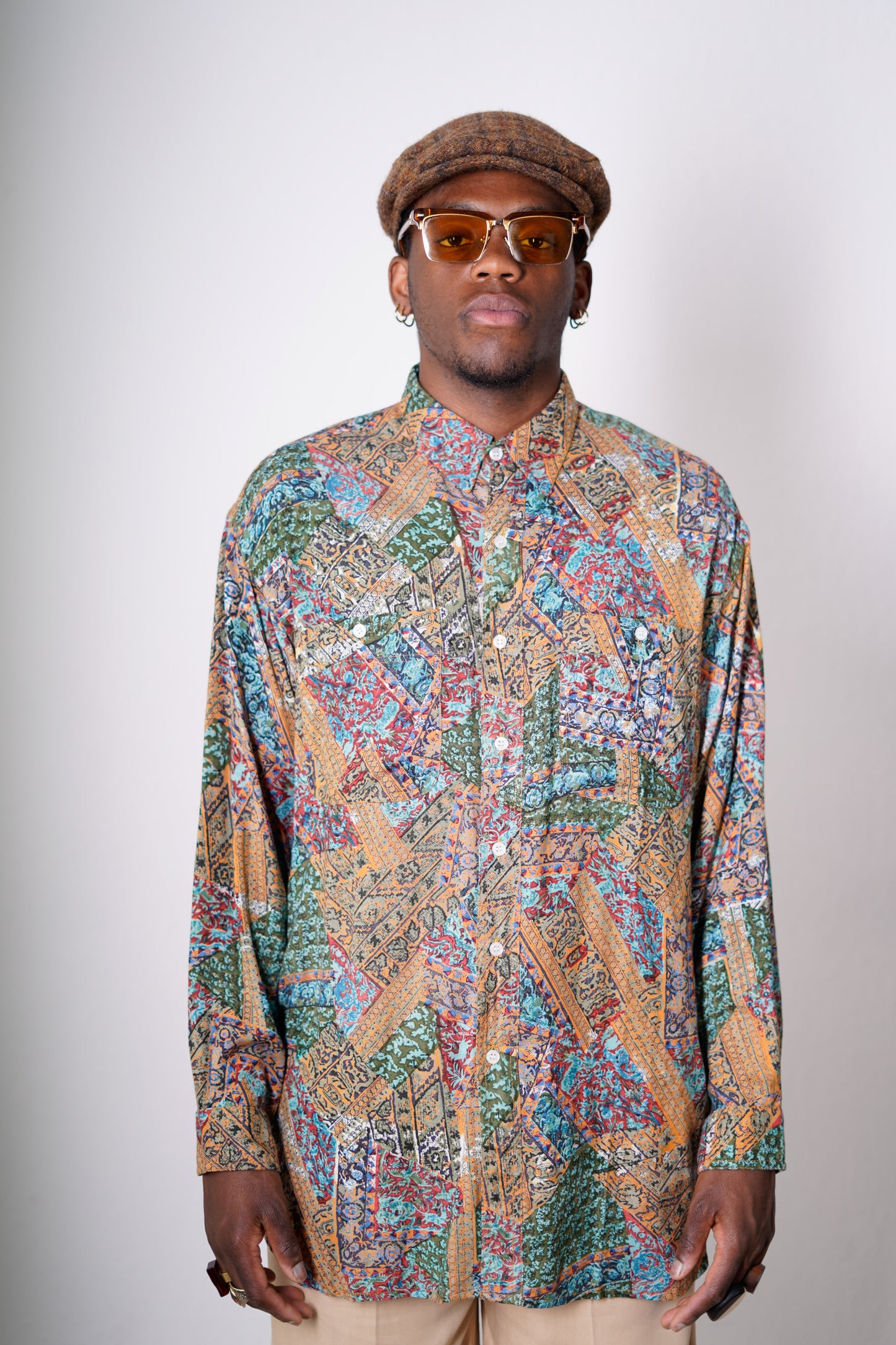 Gemustertes Vintage Hemd