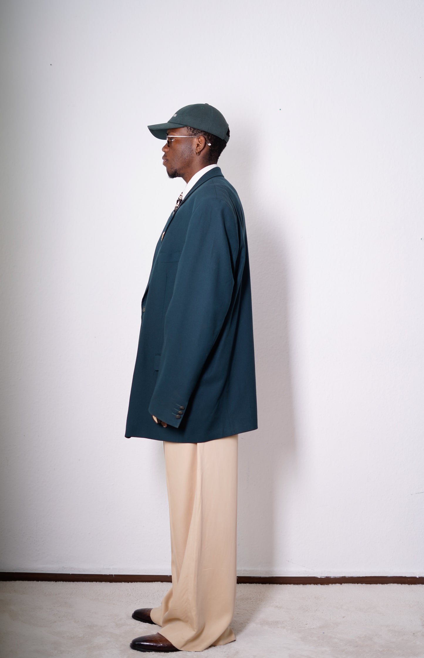 Oversized Blazer in Grün