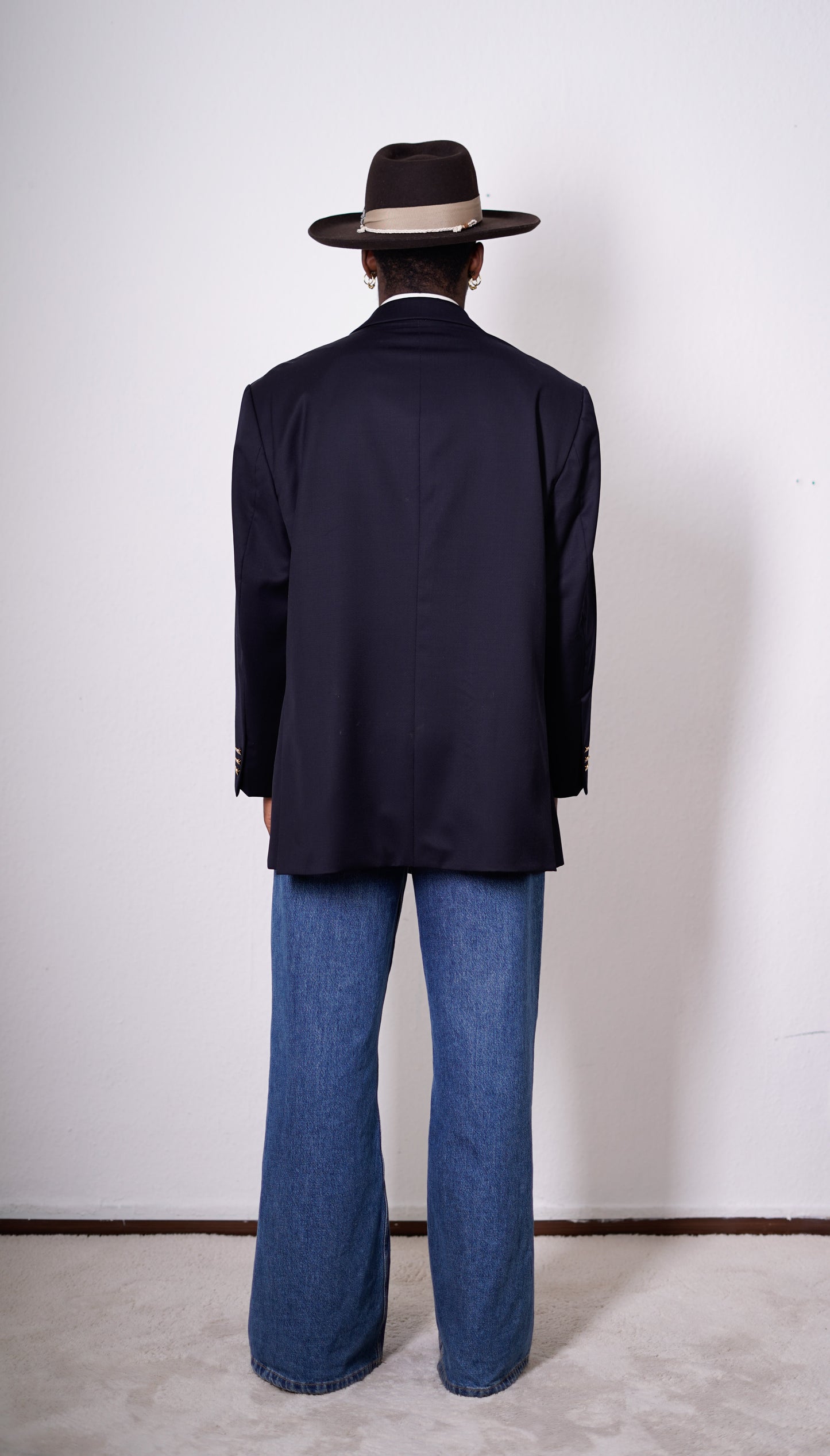 Oversized Blazer in Marineblau